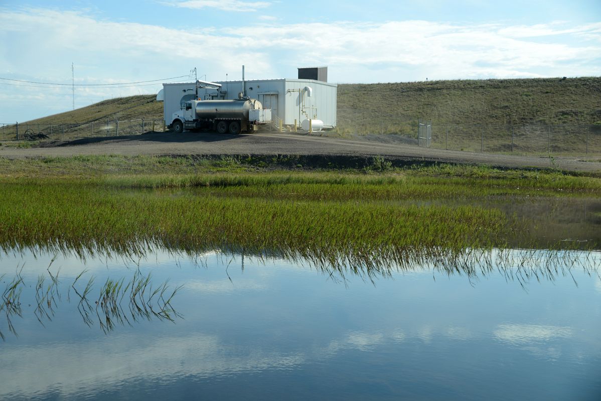 05B Truck Filling With Water From Water Fill Station In Tuktoyaktuk Northwest Territories